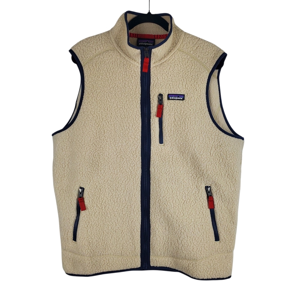 Patagonia Tan Retro Fleece Vest